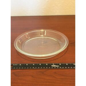 Vintage Pyrex 209 Clear Glass 9 Inch Pie Plate Baking Dish Pan 23cm USA